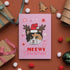 Reindeer Cat Christmas Card